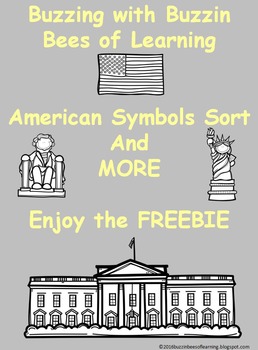 Preview of American Symbols Sort - FREEBIE