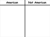 American Symbols Worksheets