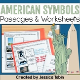 American Symbols Worksheets and Reading Passages Activities