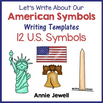 American Symbols Writing Templates for Kindergarten and 1st Grade