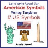 American Symbols Writing Templates for Kindergarten and 1st Grade
