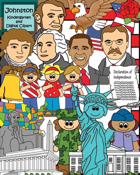 Preview of American Symbols and Presidents Day