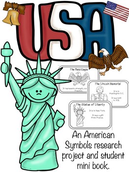 Preview of American Symbols mini book AND writing project