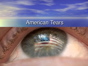 Preview of American Tears Sing Along With Powerpoint- Great for Veterans Day