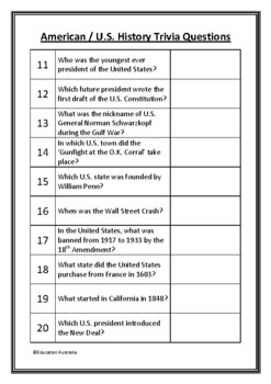 American Football Quiz: Trivia Questions and Answers  free online  printable quiz without registration - download pdf - multiple-choice  questions - mcq