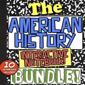 Preview of American US History Interactive Notebooks | 10 Engaging US History Notebooks!
