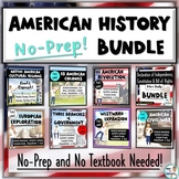American / US History Social Studies BUNDLE- No Textbook Needed!