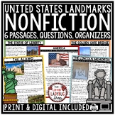 American US Landmarks Nonfiction Reading Comprehension Pas