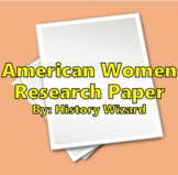 American Women Research Paper