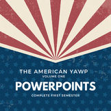 Preview of American Yawp Vol. 1 PowerPoint Bundle