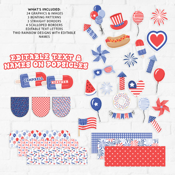 Americana Bulletin Board Kit Bulletin Board Borders, Decor, Red White ...