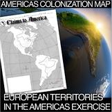 Americas Exploration and Colonization Map (Age of Exploration)