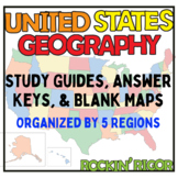 America's Fifty States - Maps and Study Guides!