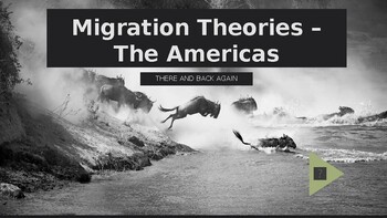 Preview of Americas Human Migration Theories PowerPoint - Slide Explanation with Audio!