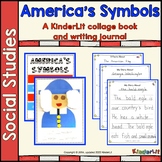 Bundle of American Symbols Collage Book and Writing Journal