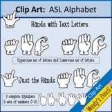 Americn Sign Language (ASL) Alphabet Clip Art
