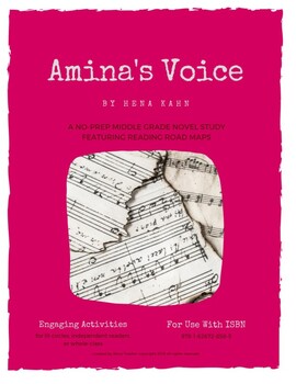 Preview of Amina's Voice No-Prep Novel Study BUNDLE Middle School ELA