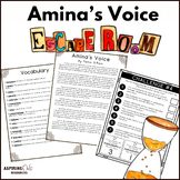 Aminas Voice Novel Study Crack the Code Game for Middle School