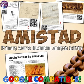 Preview of Amistad Primary Source Analysis Activity