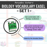 Amoeba Sisters: Biology Vocabulary Easel - Set 1