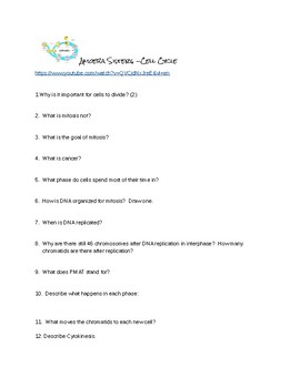 Amoeba Sisters Cell Cycle And Cancer Worksheet Answers - SHOTWERK