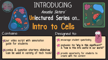 Preview of Amoeba Sisters Unlectured Series- INTRODUCTION TO CELLS
