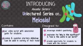Preview of Amoeba Sisters Unlectured Series- MEIOSIS