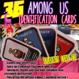Among US Identification Cards-Gamify Your Classroom Instan