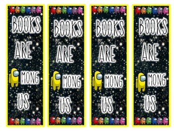 among us bookmarks by radiant room 206 teachers pay teachers