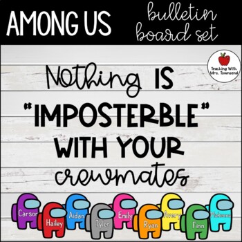 Download Among Us Bulletin Board Set Nothing Is Imposterble Printable Svg