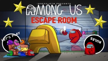 Preview of Among Us! Escape room 2.0 Version (Friendly for two teams)