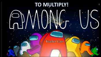 Preview of Among Us - Multiplication - Maths