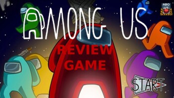Preview of Among Us! Review Game - 2 - Powerpoint Game - Editable - Escape Room -