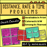 Among Us Themed Linear Equations - Rate, Distance and Time