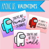 Among Us Valentine's Day - Distance Learning Postcards