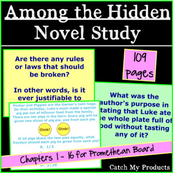 Preview of Among the Hidden Chapters 1-16 for PROMETHEAN Board