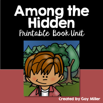 Preview of Among the Hidden Novel Study: vocabulary, comprehension, writing, skills