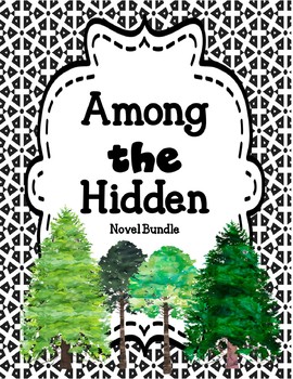 Preview of Among the Hidden by Margaret Peterson Haddix - Novel Unit Bundle