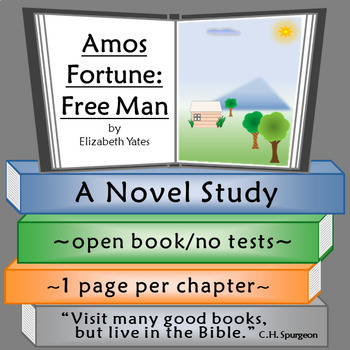 Preview of Amos Fortune: Free Man Novel Study