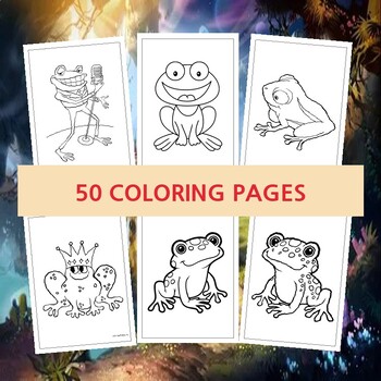 Amphibian Wonders Unleashed: Engaging Printable Frog Coloring Pages for ...