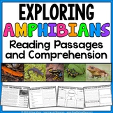 Amphibians - Animal Reading Passages and Comprehension Worksheets