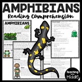 Amphibians Informational Text Reading Comprehension Worksh