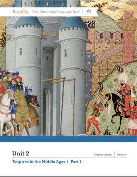 Preview of Amplify CKLA 4th Grade, Unit 2 Empires in the Middle Ages, Lessons 11-15 Bundle