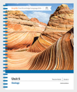 Preview of Amplify CKLA 4th Grade, Unit 5 Geology, Lessons 1-5 Bundle