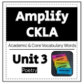 Amplify CKLA - Grade 5 - Core & Academic Vocabulary Words 