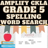 Amplify CKLA Grade 5 Engaging Spelling Word Search Puzzles!!