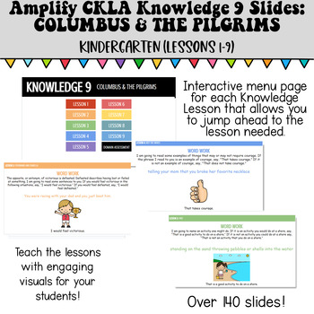 Preview of Amplify CKLA Kindergarten Knowledge 9: Columbus and the Pilgrims