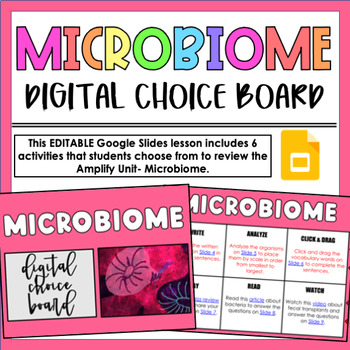Preview of Amplify Microbiome Digital Choice Board