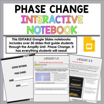 Preview of Amplify Phase Change Digital Notebook