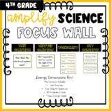 Amplify Science 4th Grade - Energy Conversions Focus Wall Set